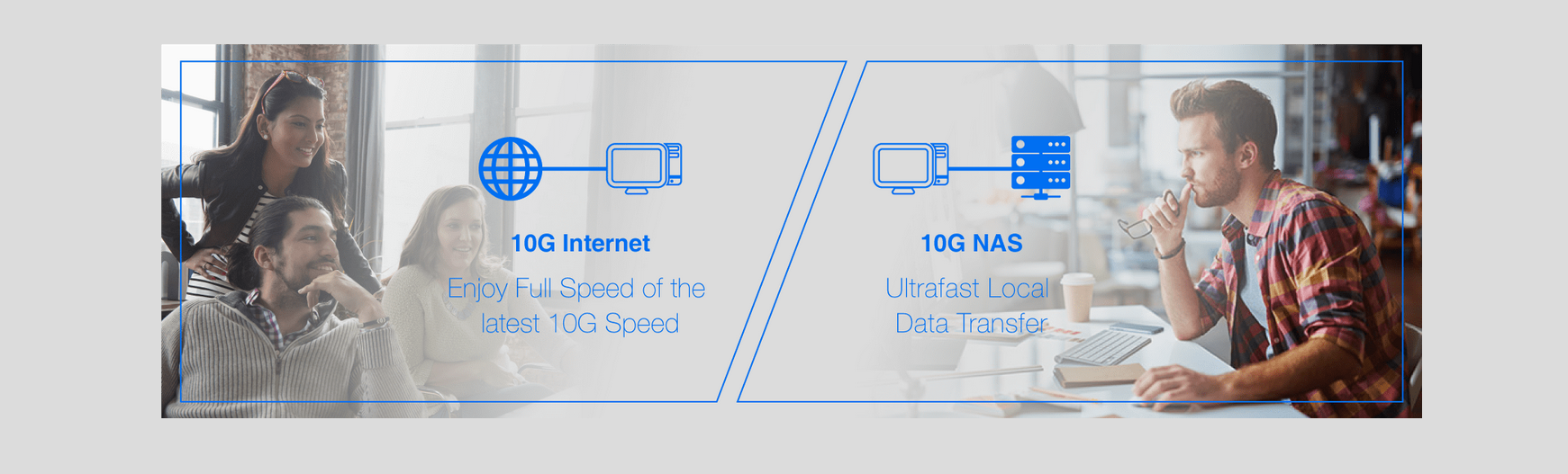 Card mạng có dây PCI Express ASUS XG-C100C Tốc độ 10Gbps